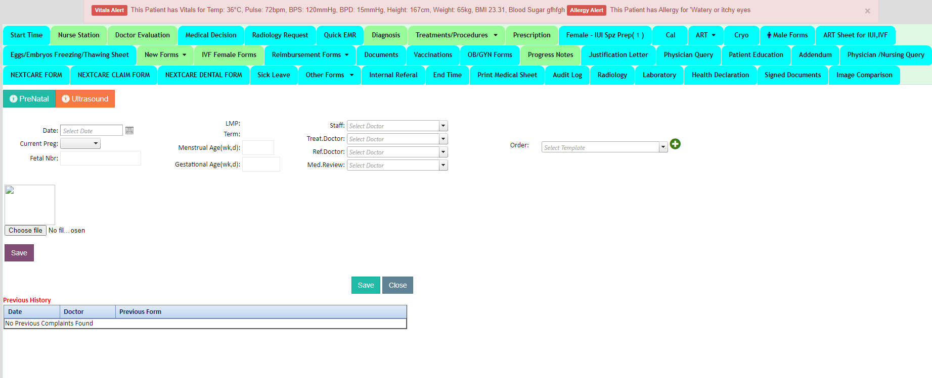Dashboard Screenshot